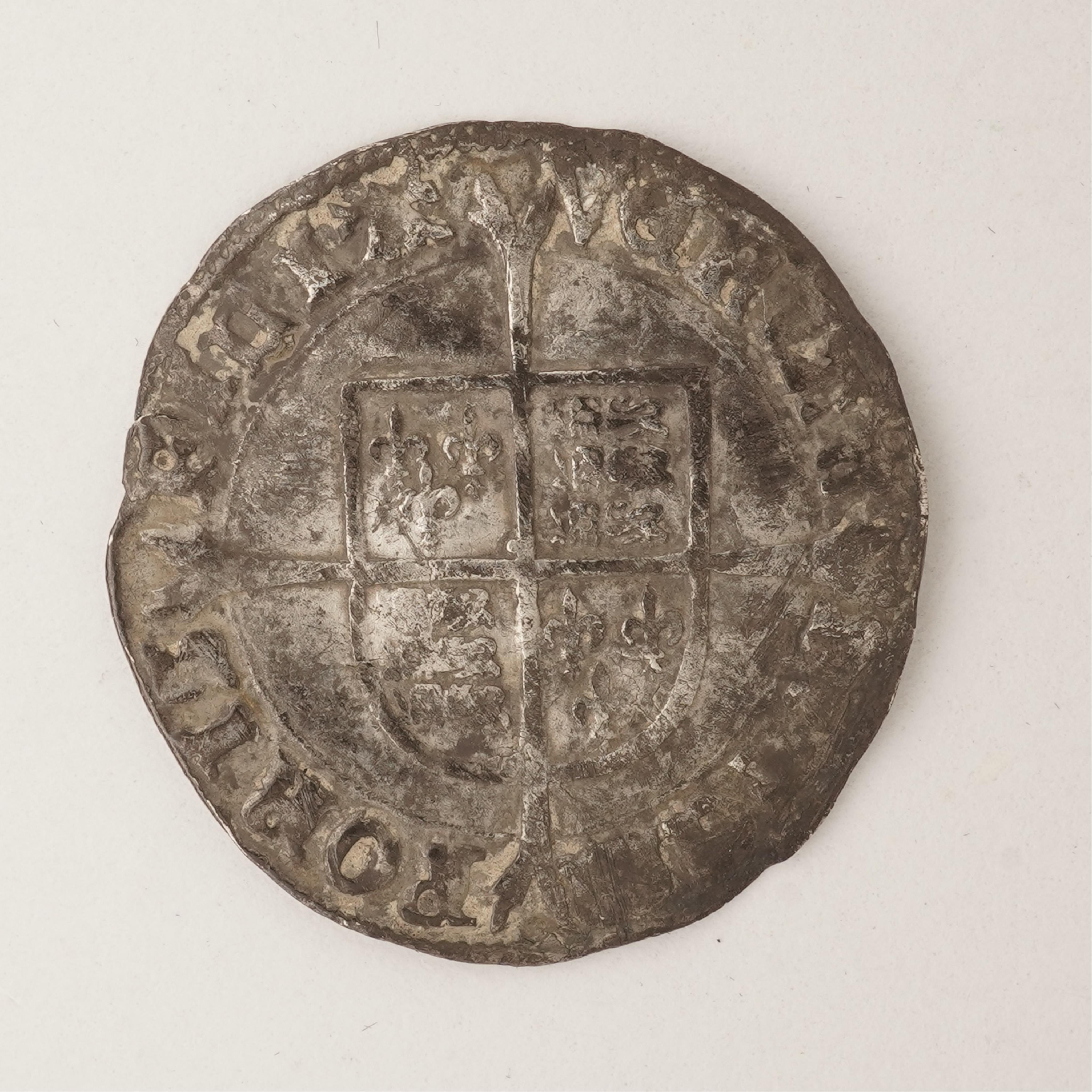 British hammered silver coins, Mary I (1553-54), groat, S. 2492, creased otherwise about fine